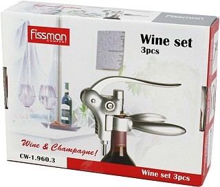 Рычажный штопор Fissman в наборе 3 предмета (1960)