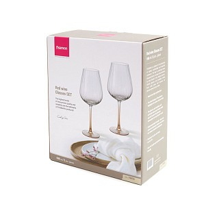 Набор из 2-х бокалов Fissman для красного вина 570 мл (19055)