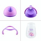 Пляшка для води Fissman 260 мл з трубочкою (6901)