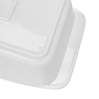 Форма для запекания Fissman прямоугольная PARMIGIANO 31х182х54 см/15 л фарфор (13701)