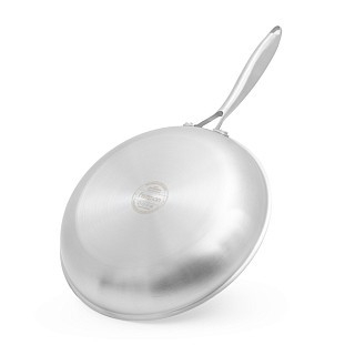 Сковорідка Fissman AETERNUM 28x5 см нержавіюча сталь (15105)