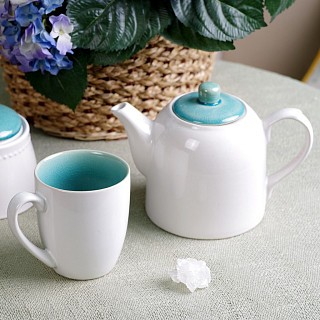 Кухоль Fissman CELINE 350 мл, колір лазурний кераміка (6224) Кухоль Fissman CELINE 350 мл, колір лазурний кераміка (6224)