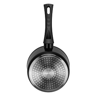 Ковш Fissman 16x8 см/1,39 л ANGELA со стеклянной крышкой алюминий с антипригарным покрытием (14604) Ковш Fissman 16x8 см/1,39 л ANGELA со стеклянной крышкой алюминий с антипригарным покрытием (14604)