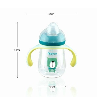 Пляшка для годування Fissman 260 мл з ручками (6908)