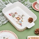 Форма для запікання Fissman 25х19х6 см MIRACLE порцеляна (13749)