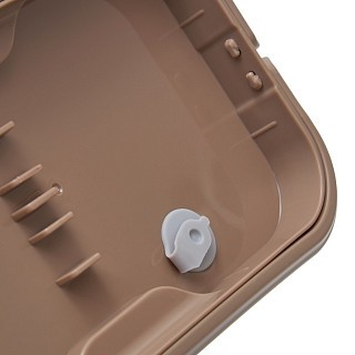 Ланч-бокс Fissman із регульованим відділенням 19,5х11,5х7,8 см 1000 мл, колір коричневий пластик (16750)