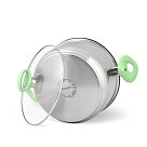 Каструля зі скляною кришкою Fissman JANET 24x13,5 см на 6,1 л (5442)