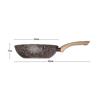 Сковорідка Fissman MAGIC BROWN 24x7 см (4334) Сковорідка Fissman MAGIC BROWN 24x7 см (4334)