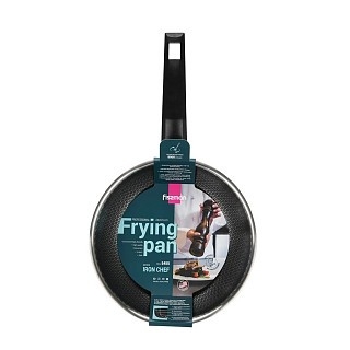 Сковорідка для жарки Fissman IRON CHEF 24x5,5 см нержавіюча сталь з антипригарним покриттям (5455)