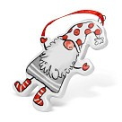 Новорічна ялинкова іграшка Fissman 5х8 см доломіт (0412)