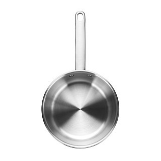 Ківш Fissman MASTER CHEF 18х10 см / 2,3 л зі скляною кришкою нержавіюча сталь (15095)