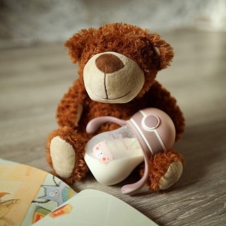 Пляшка для води Fissman 260 мл з трубочкою (6905)