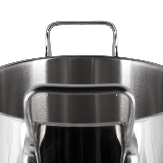 Каструля Fissman FABIA 18x10,5 см 2,5 л зі скляною кришкою нержавіюча сталь (5265)