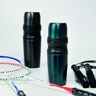 Термокружка Fissman 480 мл зеленая нержавеющая сталь (9824)