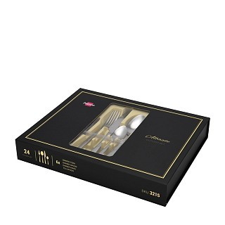 Набор столовых приборов Fissman ALBACETE 24 нержавеющая сталь. (3215)