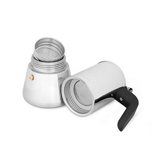 Гейзерная кофеварка Fissman на 6 порций/300 мл нержавеющая сталь (3245) Гейзерная кофеварка Fissman на 6 порций/300 мл нержавеющая сталь (3245)