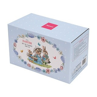 Набір з 2-х кухлів Fissman EASTER 340 мл порцеляна (16106)