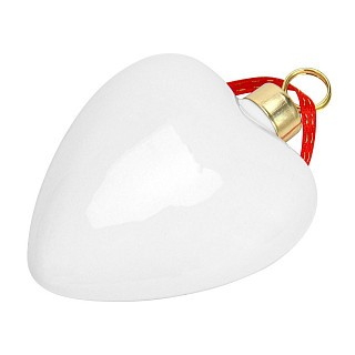 Новогодняя елочная игрушка Fissman 7х8 см доломит (0427)