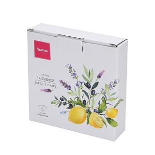 Набір з 2-х тарілок Fissman 16 см PROVENCE порцеляна (13621)