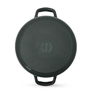 Кастрюля Fissman LE MANS GREEN 24x11,5см/4,5л. с крышкой эмалированный чугун (4155)