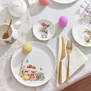Тарілка Fissman 21 см EASTER порцеляна (13689)