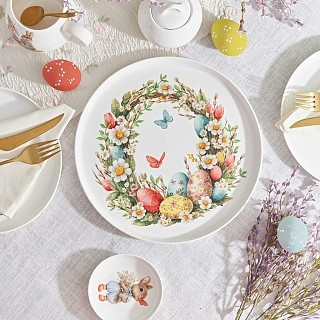 Тарелка Fissman 25 см EASTER фарфор (13688)