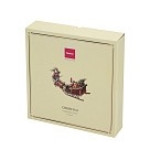 Фруктіниця Fissman CHRISTMAS 2-ярусна 19-27 см порцеляна (14010)