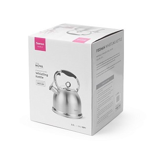 Чайник для кип'ятіння води Fissman NOVA 2,8 л нержавіюча сталь (5891)