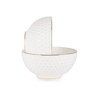 Набір з 2-х мисок Fissman NOEMI 340 мл кістяний фарфор (13959)