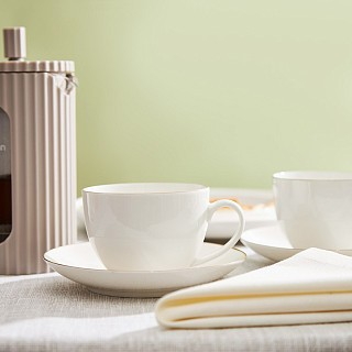 Набір Fissmanз 2-х кухлів FLOREE 270 мл з блюдцем порцеляна (3668)