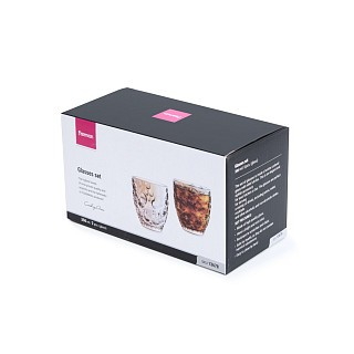 Набор из 2 стаканов Fissman 350 мл. стекло (13678)