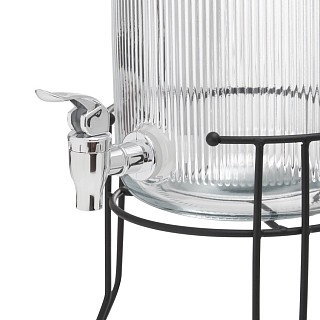 Діспенсер Fissman для напоїв 3,9 л скло (16397) Діспенсер Fissman для напоїв 3,9 л скло (16397)