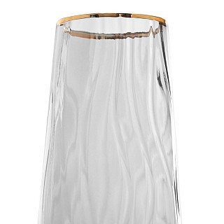 Набір з 2-х бокалів Fissman для шампанського 240 мл скло (19057)