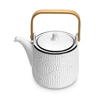 Заварювальний чайник Fissman ART DECO 1000 мл порцеляна (13544)
