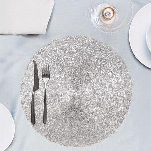 Сервірувальний килимок Fissman круглий 38 см ПВХ ціна за 1од (0723)