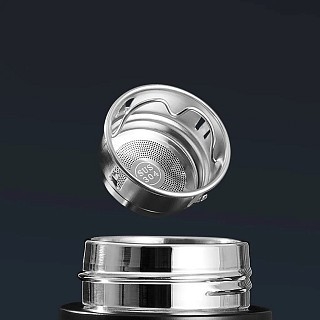 Термос Fissman 390 мл цвет голубой нержавеющая сталь (9867)