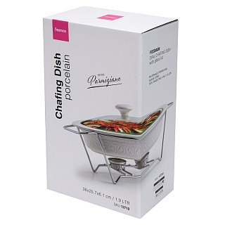 Марміт овальний Fissman PARMIGIANO 36x257x61 см / 19 л порцеляна (13710)