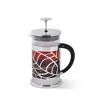 Заварювальний чайник з поршнем Fissman BICERIN 600 мл скляна колба (9076)