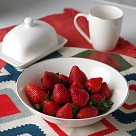 Салатник ALEKSA Fissman 23 см фарфор (3901)