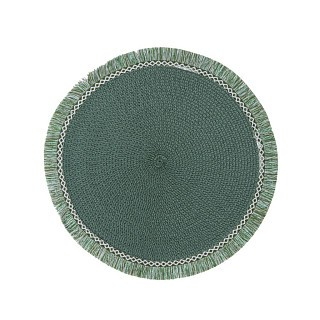 Сервірувальний килимок Fissman круглий 38 см ПВХ ціна за 1од (0730)