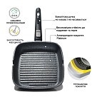 Квадратна сковорідка-гриль Fissman REBUSTO 24x4 см (4230)