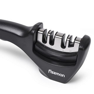 Точило для ножей Fissman трехшаговой заточки 21x5х7см (12955)