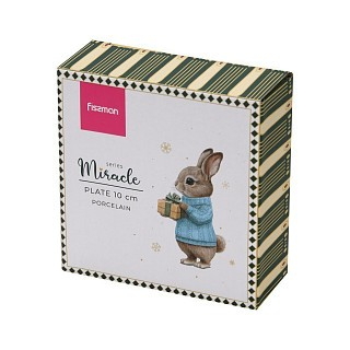 Блюдце Fissman MIRACLE 10 см фарфор (16024)