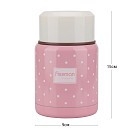 Термос для їжі Fissman 350 мл рожевий (9666)