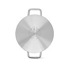 Каструля Fissman TIERNO 20x11,5 см / 3,1л зі скляною кришкою нержавіюча сталь (5495)