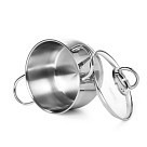 Каструля зі скляною кришкою Fissman MONICA 16x9,5 см на 1,9 л (5401)