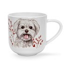 Кружка Fissman DOGS 380 мл фарфора (16070)