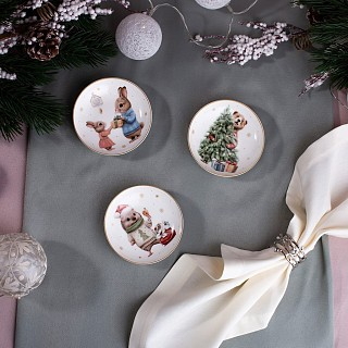 Блюдце Fissman MIRACLE 10 см фарфор (16025)