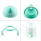 Пляшка для води Fissman 260 мл з трубочкою (6902)