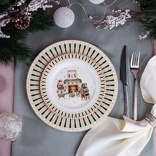 Тарелка Fissman MIRACLE 19,5 см фарфор (16014)